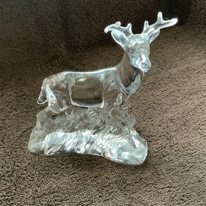 Princess House Clear Crystal Deer Figurine